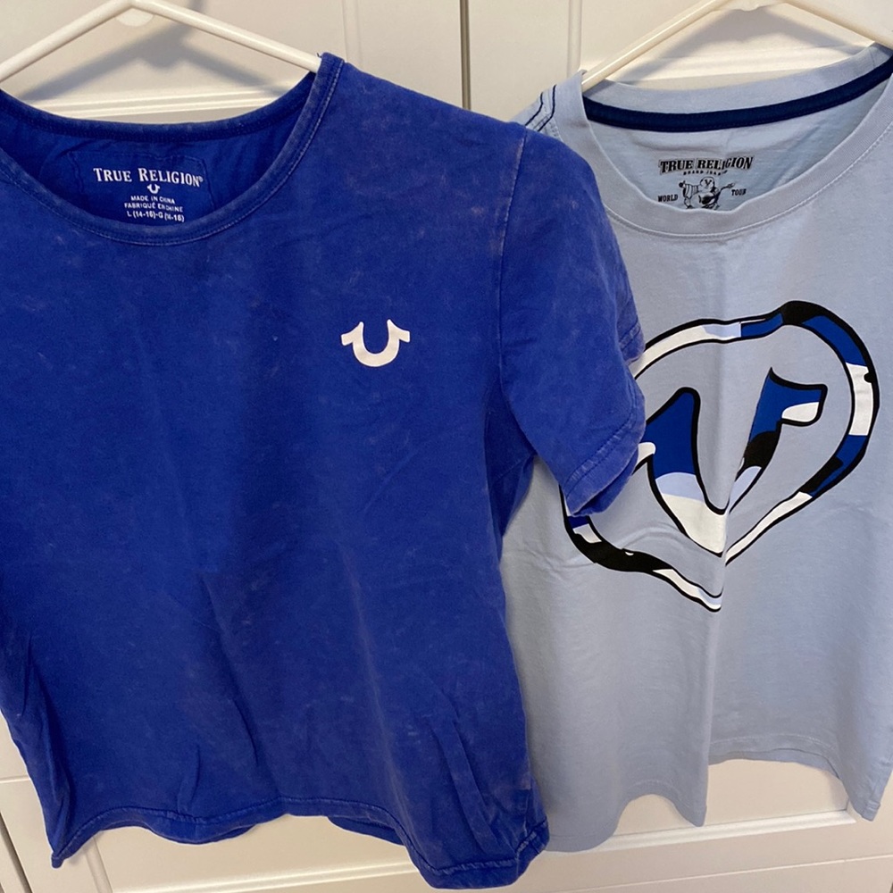 True Religion-2 tee shirts for boys